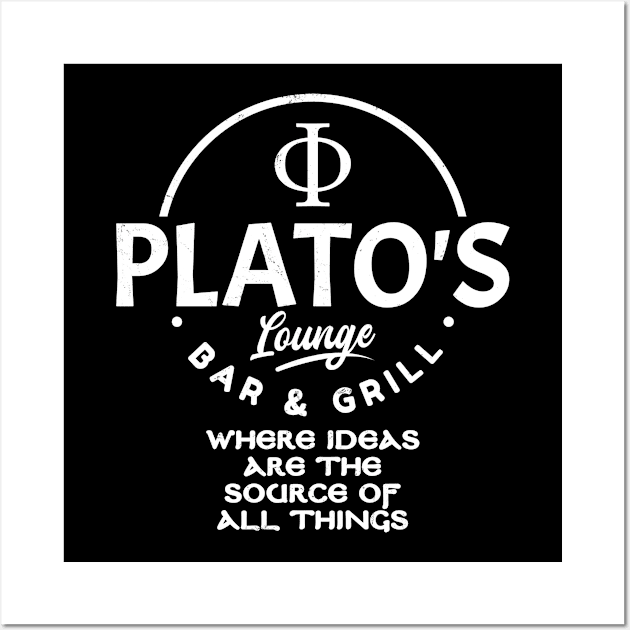 Plato's Lounge Wall Art by NicGrayTees